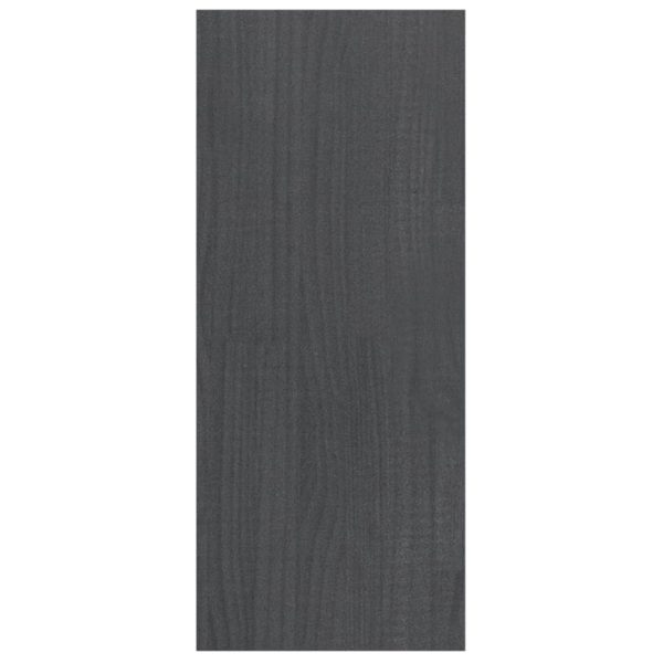 Libreria/divisorio Grigio 100x30x71,5 Cm In Legno Massello Di Pino - Image 6
