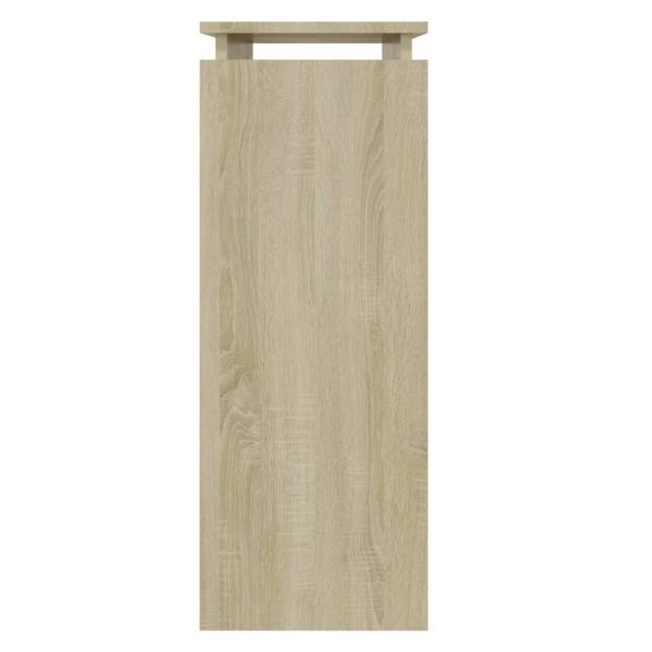 Tavolino Consolle Rovere Sonoma 80x30x80cm In Legno Multistrato - Image 5