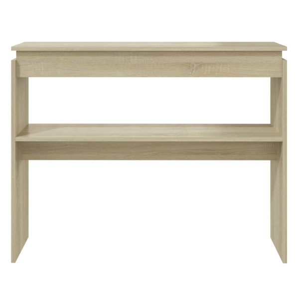 Tavolino Consolle Rovere Sonoma 102x30x80 Cm Legno Multistrato - Image 4