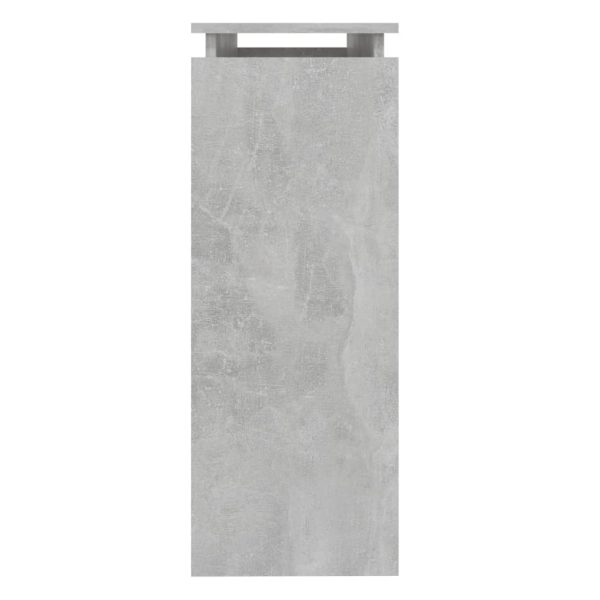 Tavolino Consolle Grigio Cemento 102x30x80cm Legno Multistrato - Image 5