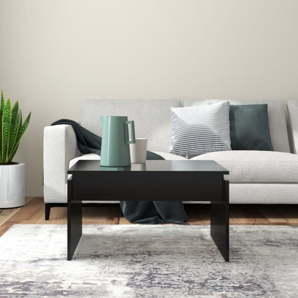 Tavolino Da Salotto Nero 68x50x38 Cm Legno Multistrato - Image 3