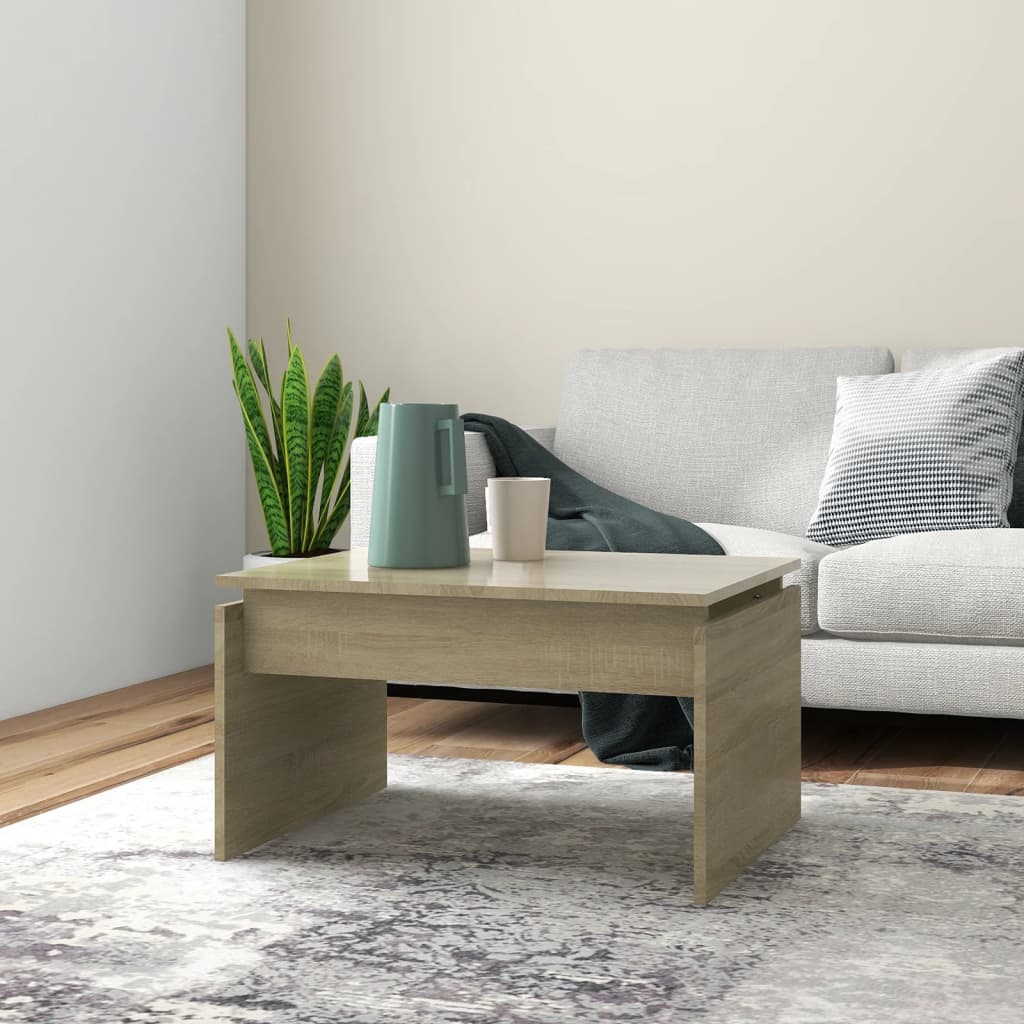 Tavolino Da Salotto Rovere Sonoma 68x50x38 Cm Legno Multistrato