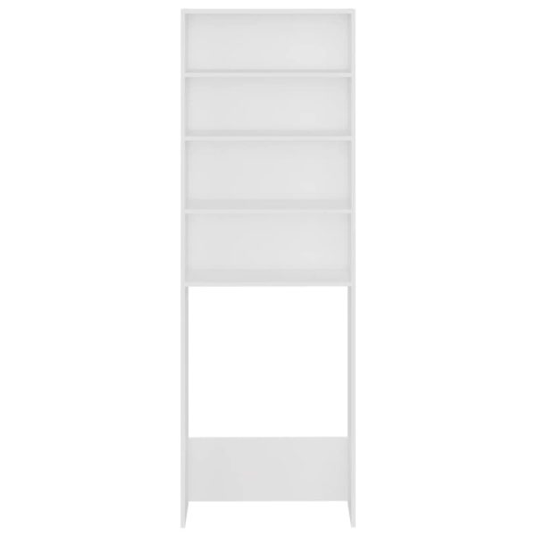 Mobile Per Lavatrice Bianco 64x24x190 cm - Image 3