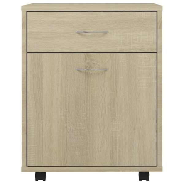 Armadietto Con Ruote Rovere Sonoma 45x38x54cm Legno Multistrato - Image 4