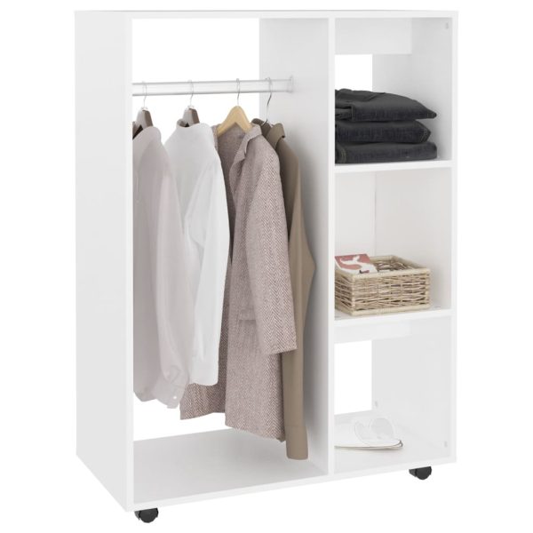 Armadio Bianco 80x40x110 Cm In Truciolato - Image 4