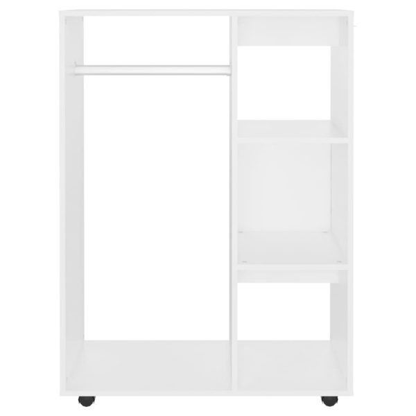 Armadio Bianco 80x40x110 Cm In Truciolato - Image 5