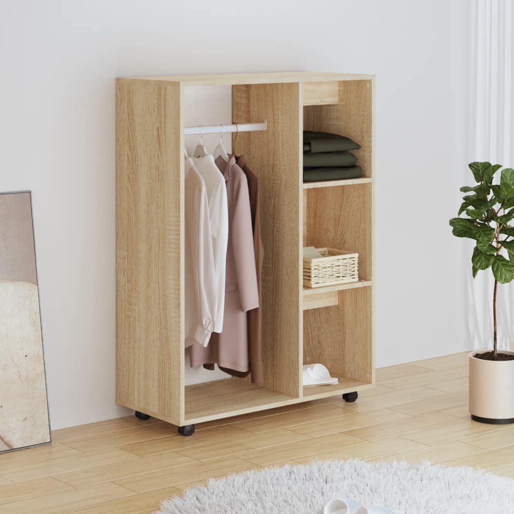 Armadio Rovere Sonoma 80x40x110 Cm In Truciolato
