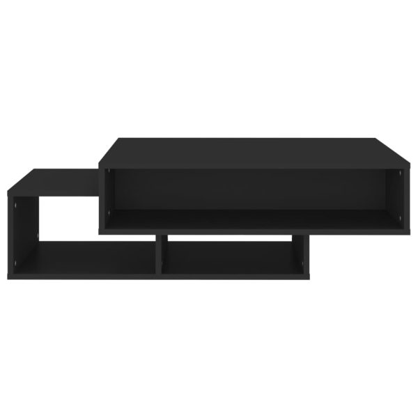 Tavolino Da Salotto Nero 105x55x32 Cm In Truciolato - Image 5