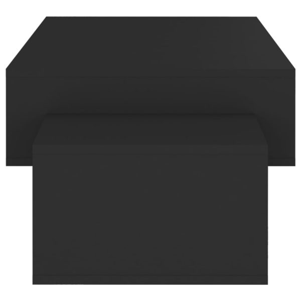 Tavolino Da Salotto Nero 105x55x32 Cm In Truciolato - Image 6