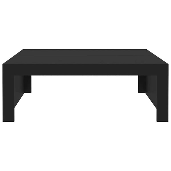 Tavolino Da Salotto Nero 100x100x35 Cm In Truciolato - Image 5