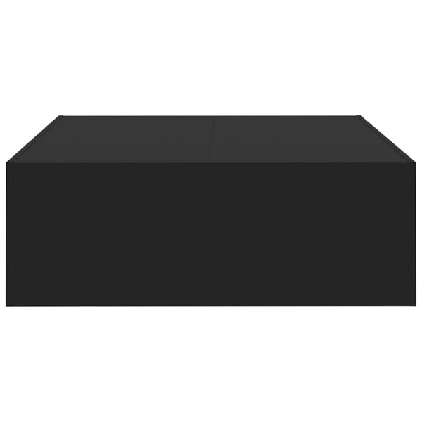 Tavolino Da Salotto Nero 100x100x35 Cm In Truciolato - Image 6