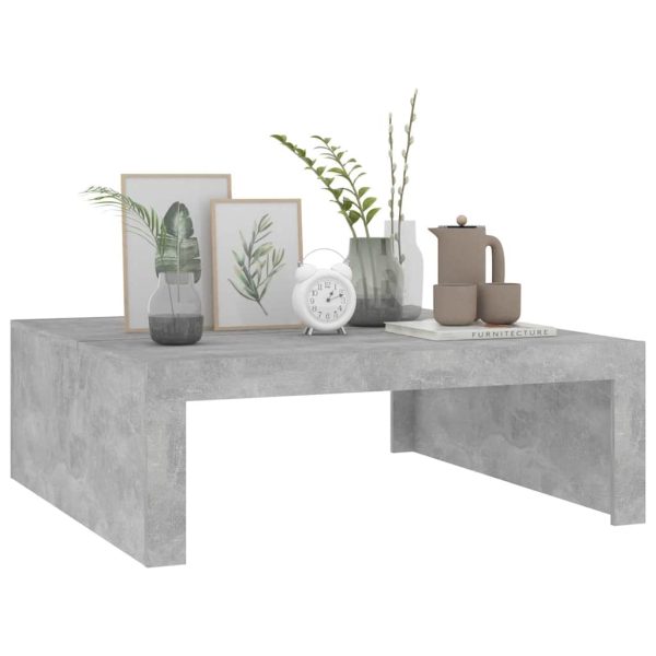 Tavolino Da Salotto Grigio Cemento 100x100x35 Cm Truciolato - Image 4
