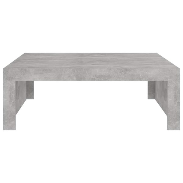 Tavolino Da Salotto Grigio Cemento 100x100x35 Cm Truciolato - Image 5