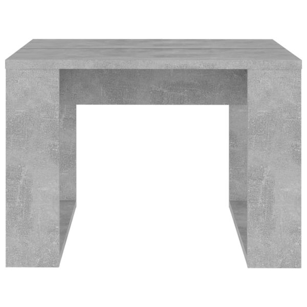 Tavolino Servizio Grigio Cemento 50x50x35 Cm In Truciolato - Image 5