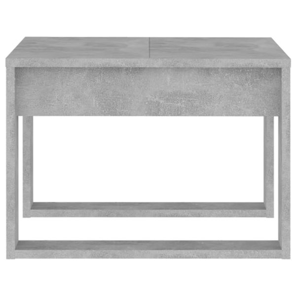 Tavolino Servizio Grigio Cemento 50x50x35 Cm In Truciolato - Image 6