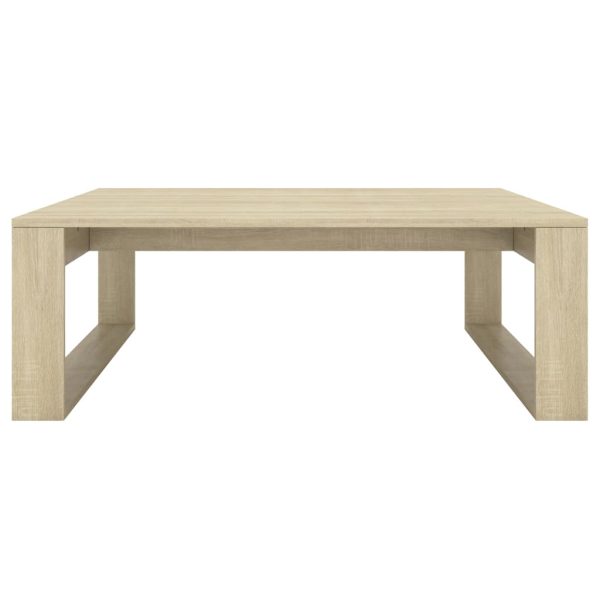 Tavolino Salotto Rovere Sonoma 100x100x35cm Truciolato - Image 5
