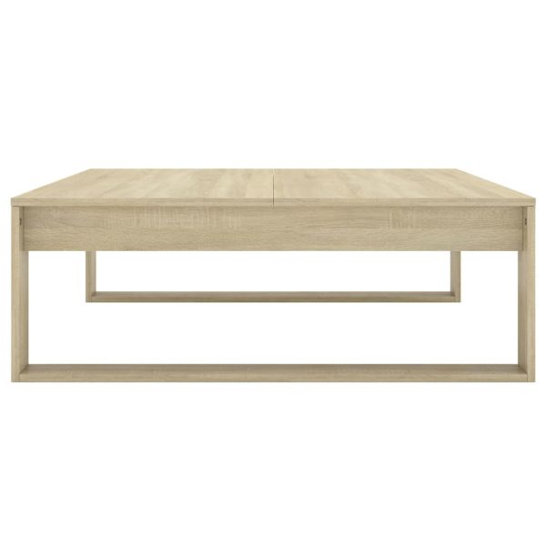 Tavolino Salotto Rovere Sonoma 100x100x35cm Truciolato - Image 6