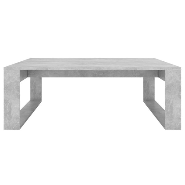 Tavolino Da Salotto Grigio Cemento 100x100x35 Cm Truciolato - Image 5