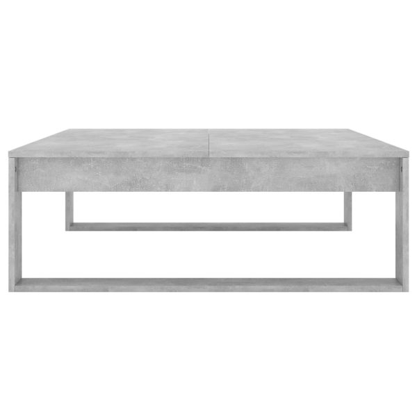 Tavolino Da Salotto Grigio Cemento 100x100x35 Cm Truciolato - Image 6