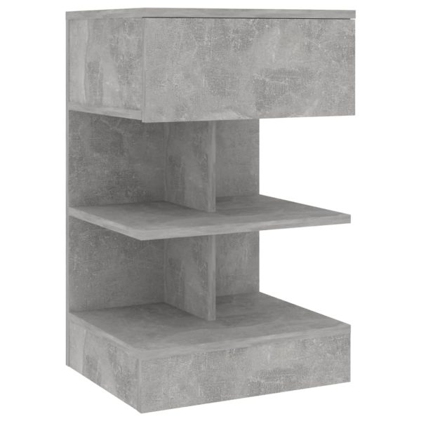 Comodini 2 Pz Grigio Cemento 40x35x65 cm - Image 5