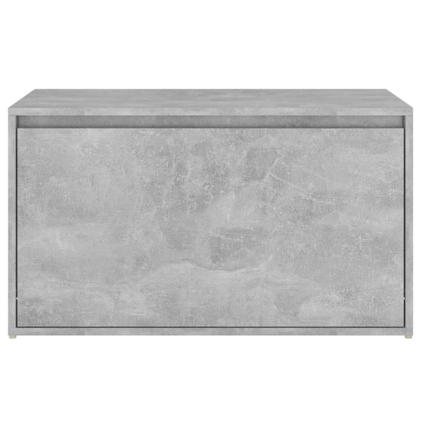 Panca Da Ingresso 80x40x45 Cm Grigio Cemento In Truciolato - Image 5
