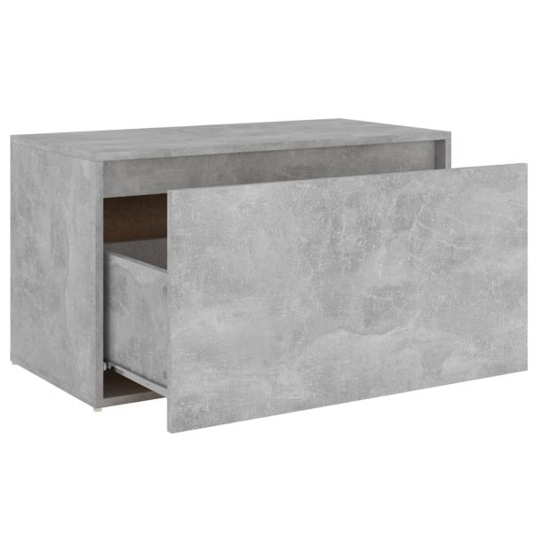 Panca Da Ingresso 80x40x45 Cm Grigio Cemento In Truciolato - Image 6