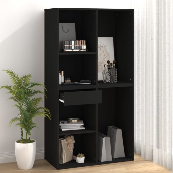 Armadietto Per Cosmetici Nero 80x40x75 Cm In Legno Multistrato - Image 6