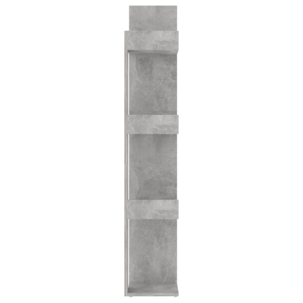 Libreria Grigio Cemento 86x25,5x140 Cm In Truciolato - Image 6