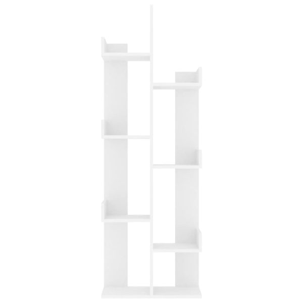 Libreria Bianca 48x25,5x140 Cm In Truciolato - Image 5