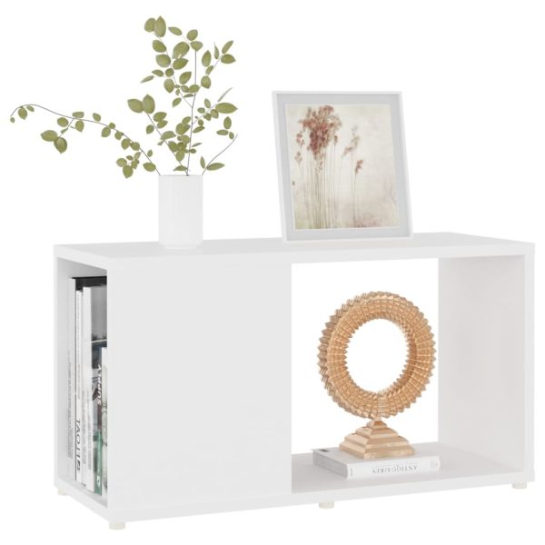 Mobile Porta Tv Bianco 60x24x32 Cm In Legno Multistrato - Image 4