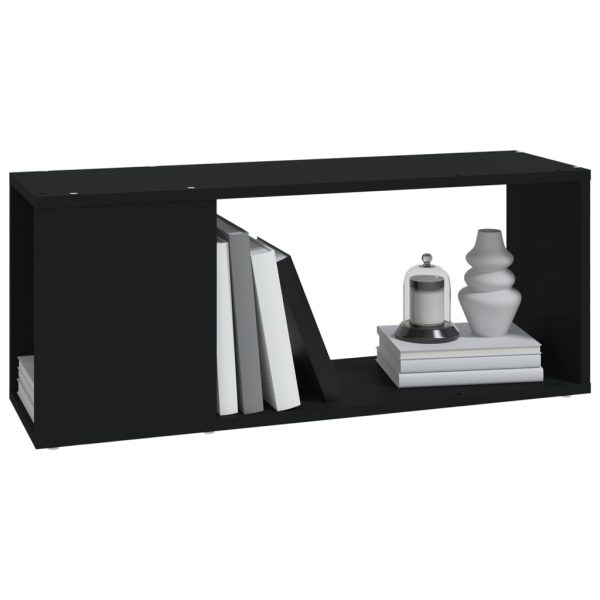 Mobile Porta Tv Nero 80x24x32 Cm In Truciolato - Image 4