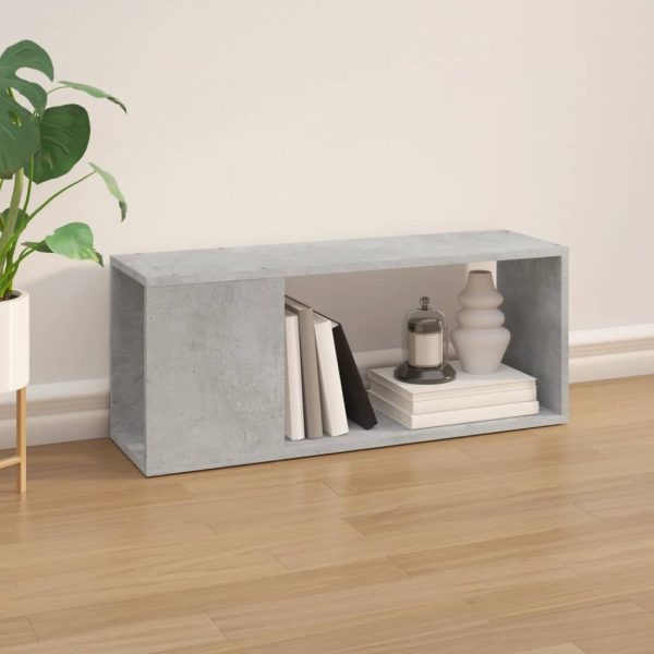 Mobile Tv Grigio Cemento 80x24x32 Cm In Truciolato - Image 3