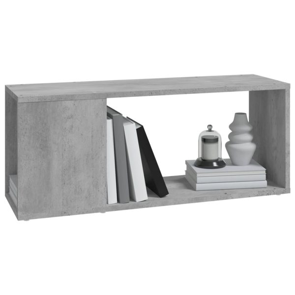 Mobile Tv Grigio Cemento 80x24x32 Cm In Truciolato - Image 4