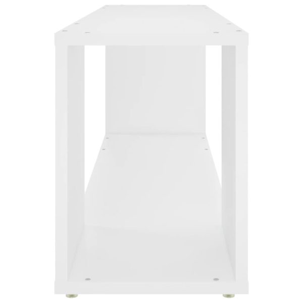 Mobile Porta Tv Bianco 100x24x32 Cm In Legno Multistrato - Image 4