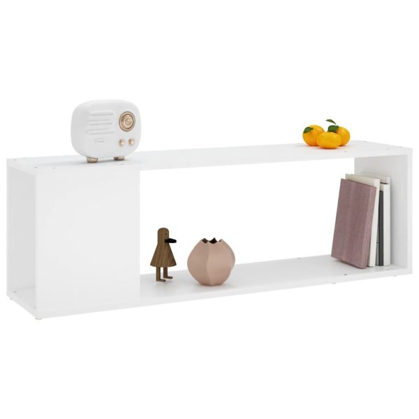 Mobile Porta Tv Bianco 100x24x32 Cm In Legno Multistrato - Image 6
