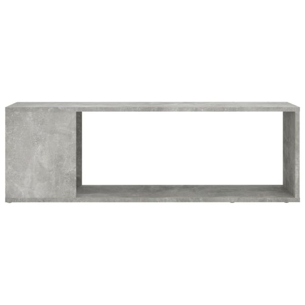 Mobile Tv Grigio Cemento 100x24x32 Cm In Truciolato - Image 3