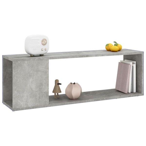 Mobile Tv Grigio Cemento 100x24x32 Cm In Truciolato - Image 6