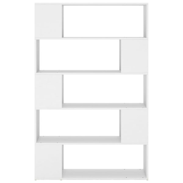 Libreria/divisorio Bianco 100x24x155 Cm In Legno Multistrato - Image 3