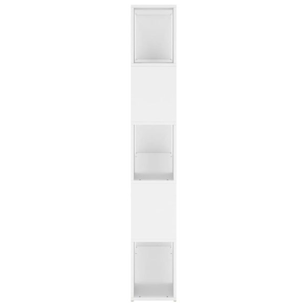 Libreria/divisorio Bianco 100x24x155 Cm In Legno Multistrato - Image 4