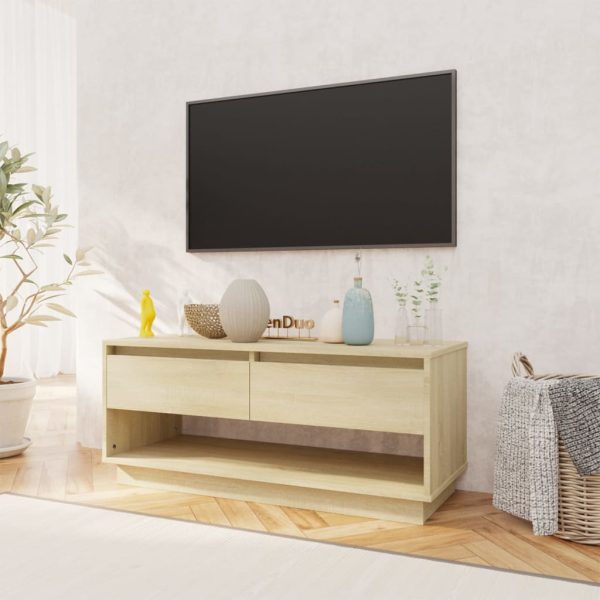 Mobile Tv Rovere Sonoma 102x41x44 Cm In Truciolato - Image 3