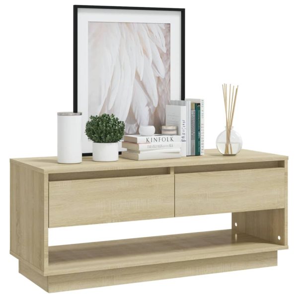 Mobile Tv Rovere Sonoma 102x41x44 Cm In Truciolato - Image 4