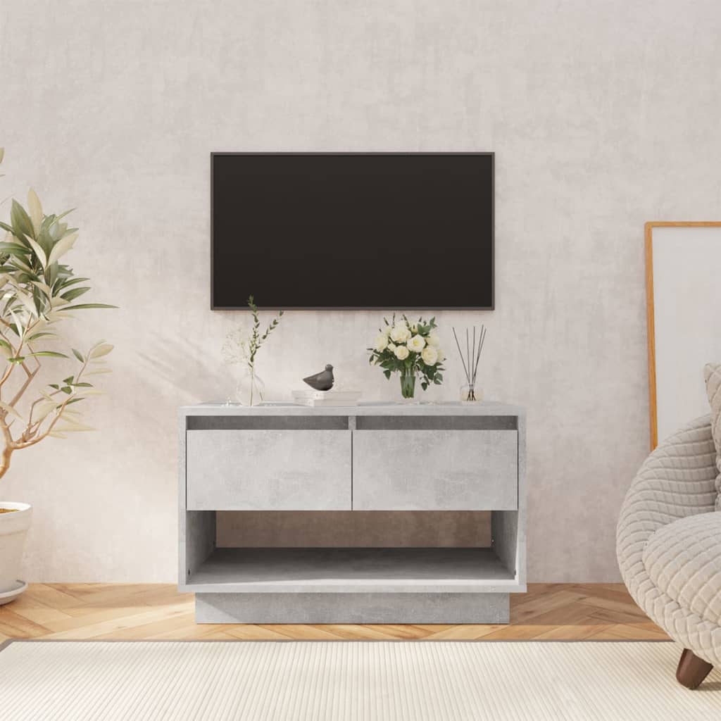 Mobile Tv Grigio Cemento 70x41x44 Cm In Truciolato