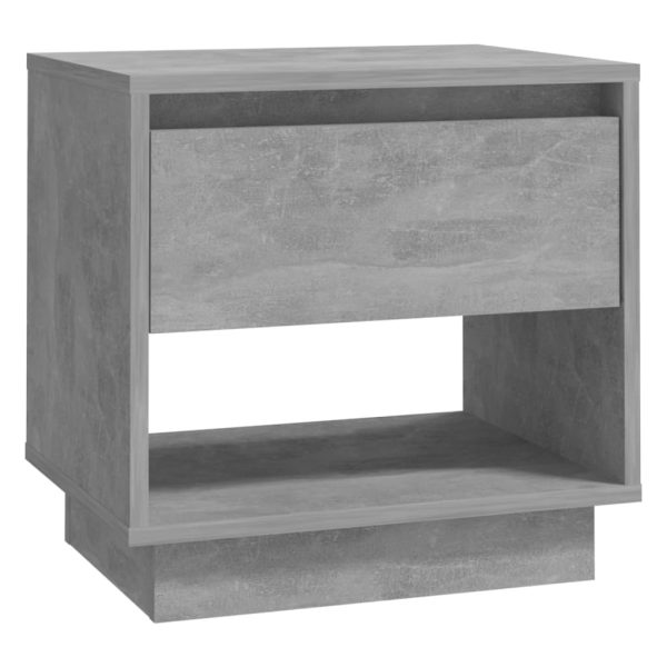 Comodini 2 Pz Grigio Cemento 45x34x44 Cm In Truciolato - Image 5