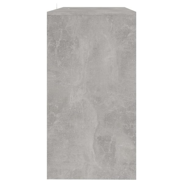 Tavolo Consolle Grigio Cemento 89x41x76,5 Cm In Acciaio - Image 6