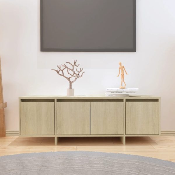 Mobile Porta Tv Rovere Sonoma 120x30x40,5 Cm In Truciolato