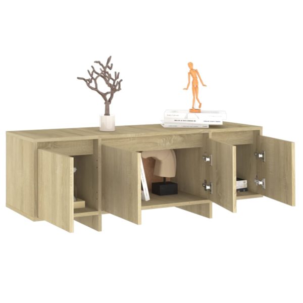 Mobile Porta Tv Rovere Sonoma 120x30x40,5 Cm In Truciolato - Image 4