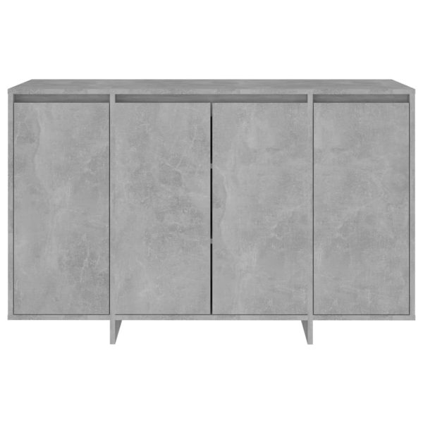 Credenza Grigio Cemento 120x41x75 Cm In Truciolato - Image 5