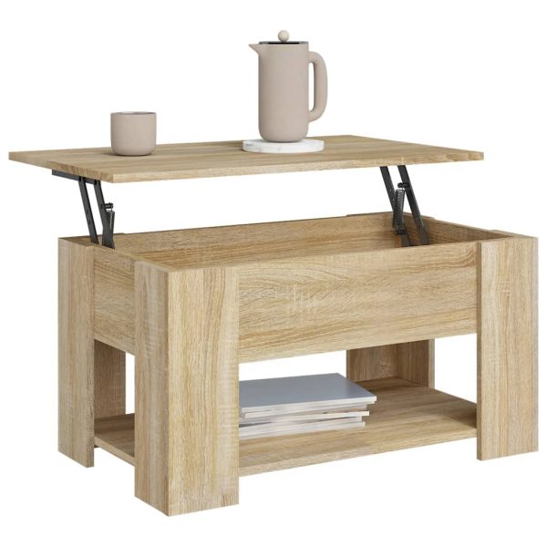 Tavolino Da Salotto Rovere Sonoma 79x49x41 Cm Legno Multistrato - Image 4