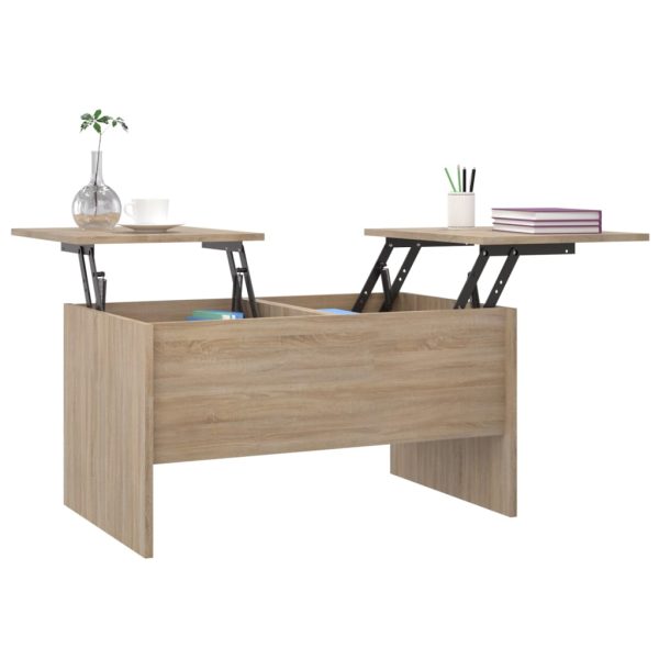 Tavolino Salotto Rovere Sonoma 80x50x42,5 Cm Legno Multistrato - Image 4