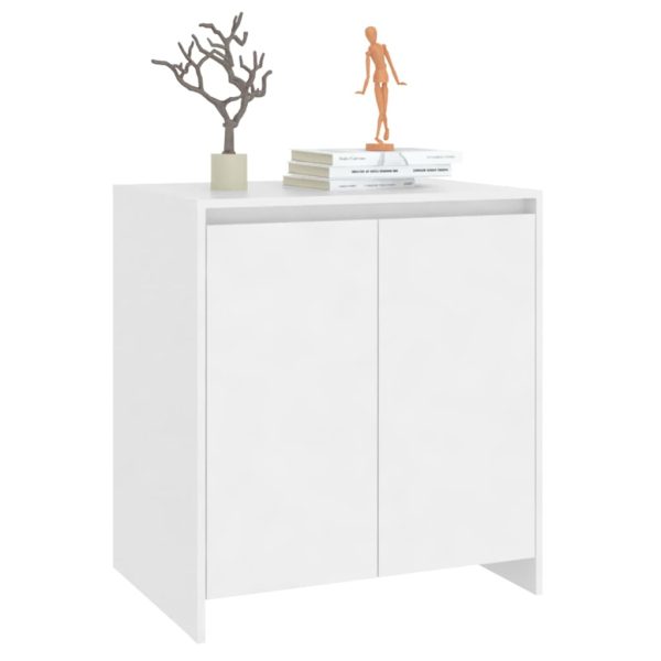 Credenza Bianca 70x41x75 Cm In Legno Multistrato - Image 4